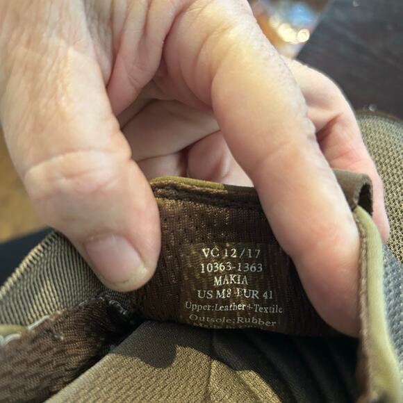 Olukai Makia Loafers Leather Mesh Slip On Boat Shoes Mens Sz 8M Comfort Casual - Picture 8 of 8